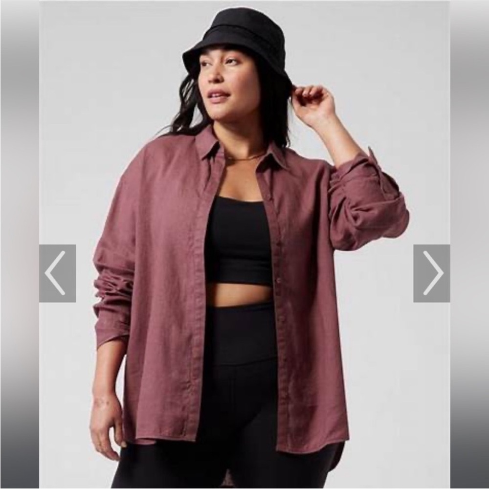 Athleta Dusty Rose Playa Shirt